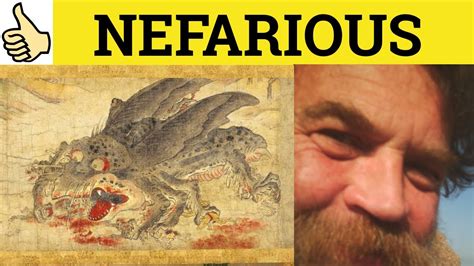 Nefarious in Filipino .